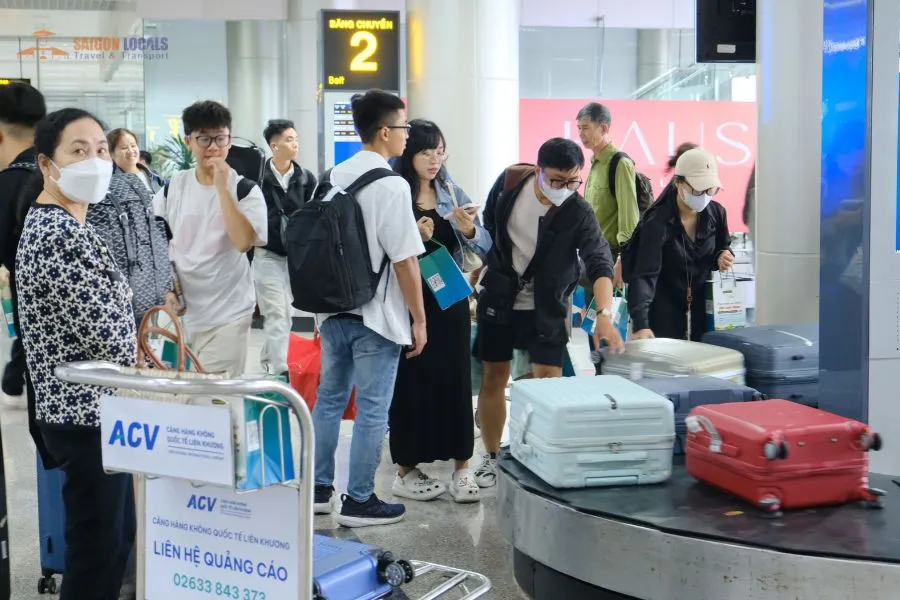 Dalat Airport baggage claim area ground floor