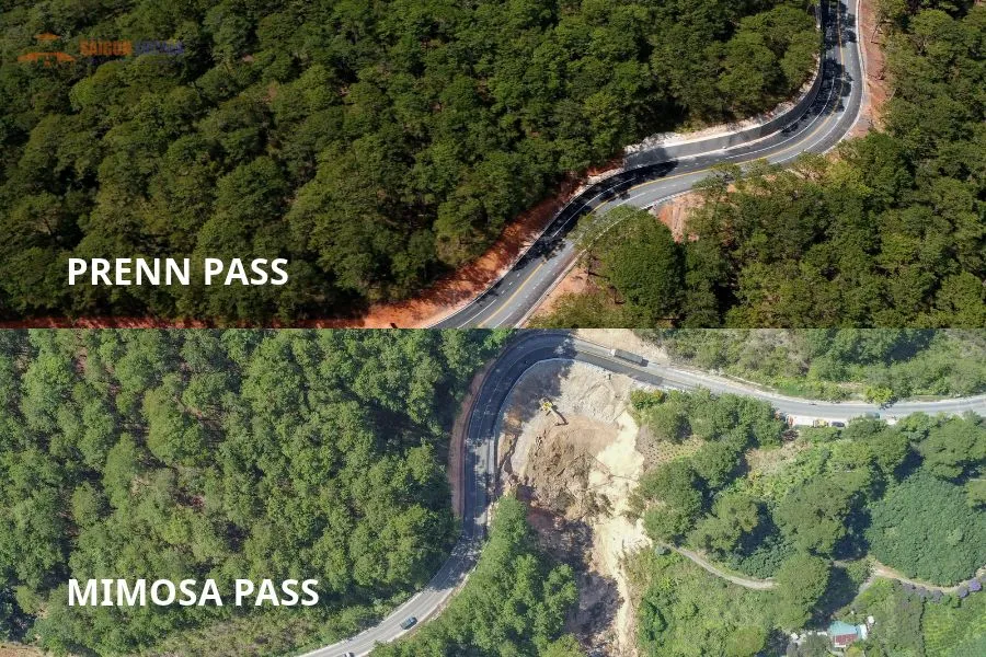 Prenn vs Mimosa Pass to Lien Khuong Airport