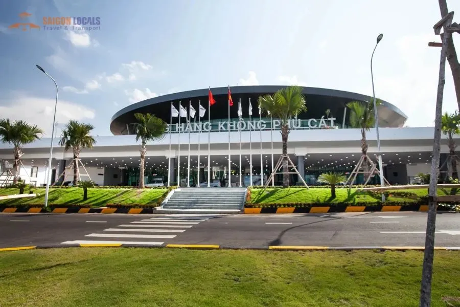Phu Cat Airport outside
