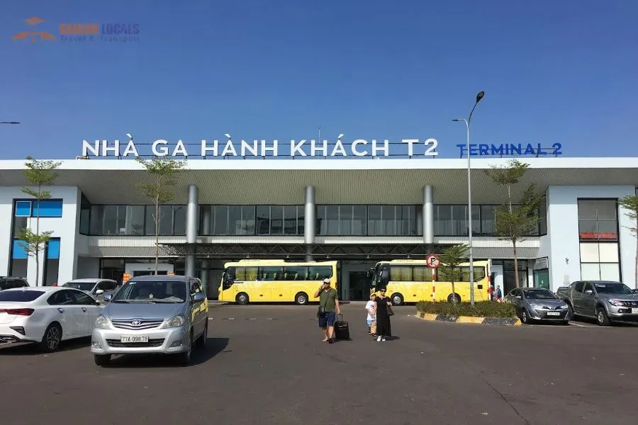 Shuttle bus at the terminal 2